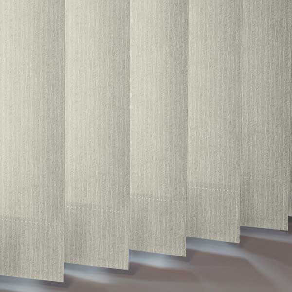 Ribbons ASC Cream Made to Measure Vertical Blind