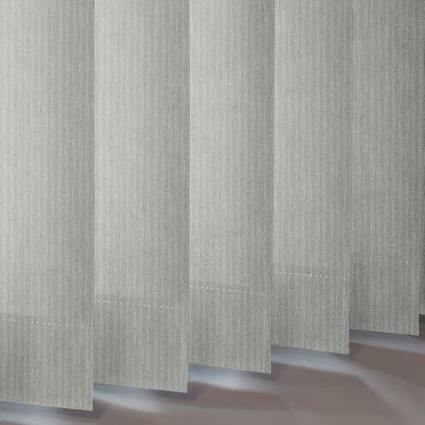 Ribbons ASC Silver Made to Measure Vertical Blind