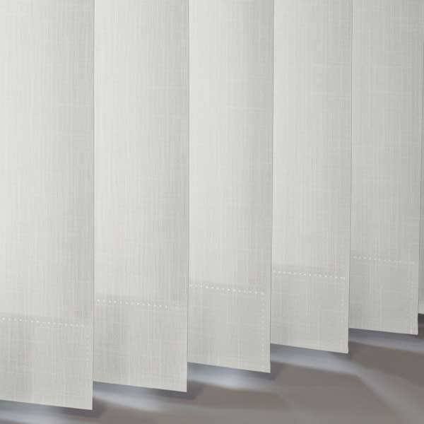 Shantung White Replacement Blind Slats