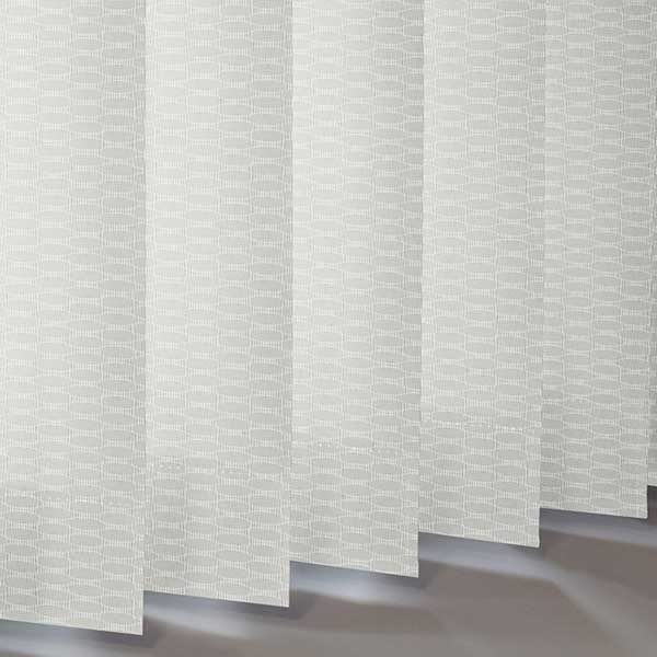 Senses  Tinto White Made to Measure Vertical Blind