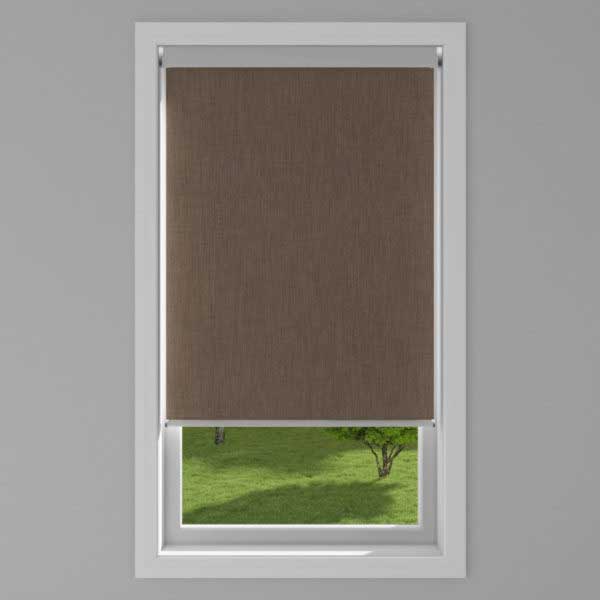 Isaac Blackout Tweed Made to Measure Roller Blind