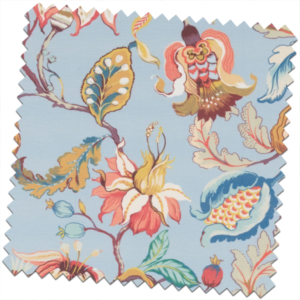 Bill-Beaumont-Heritage-Oleander-Mandarin-fabric-for-made-to-measure-Roman-Blinds