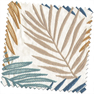 Bill-Beaumont-Tropical-Saona-Wedgewood-fabric-for-made-to-measure-Roman-Blinds