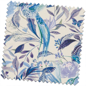 Bill-Beaumont-Tru-Blue-Hummingbird-Azure-fabric-for-made-to-measure-Roman-Blinds