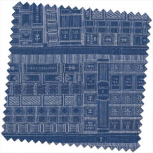 Bill-Beaumont-Tru-Blue-Library-Indigo-fabric-for-made-to-measure-Roman-Blinds