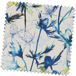 Bill-Beaumont-Tru-Blue-Thistle-Indigo-fabric-for-made-to-measure-Roman-Blinds