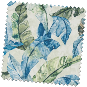Bill-Beaumont-Urban-Jungle-Malalo-Azure-fabric-for-made-to-measure-Roman-Blinds