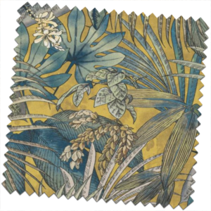 Bill-Beaumont-Urban-Jungle-Padang-Palm-Mustard-fabric-for-made-to-measure-Roman-Blinds
