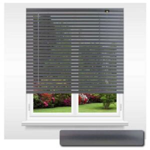 Zircon Aluminium Standard Venetian 25mm Slat Size