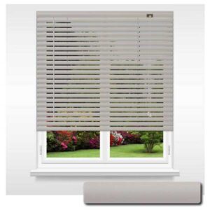 Ivory Aluminium Standard Venetian 25mm Slat Size