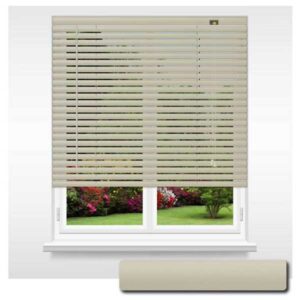 Vanilla Aluminium Standard Venetian 25mm Slat Size