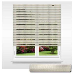 Cream Filtra Aluminium Premium Venetian 25mm Slat Size