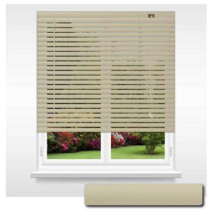 Brushed Linen Aluminium Premium Venetian 25mm Slat Size