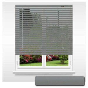 Shadow Grey Aluminium Standard Venetian 25mm Slat Size