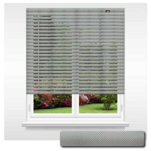 Grey Filtra Aluminium Premium Venetian 25mm Slat Size