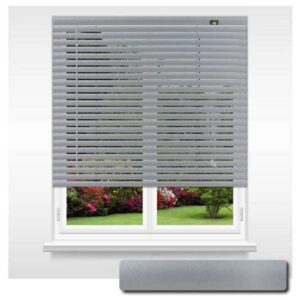 Brushed Aluminium, Aluminium Premium Venetian 25mm Slat Size