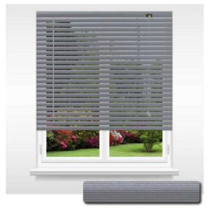 Vibe Silver Aluminium Premium Venetian 25mm Slat Size
