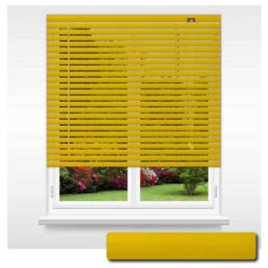 Glow Aluminium Standard Venetian 25mm Slat Size