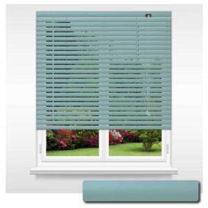 Powder Green Aluminium Standard Venetian 25mm Slat Size