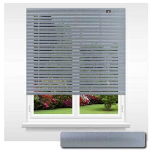 Quartz Blue Aluminium Premium Venetian 25mm Slat Size
