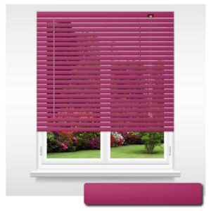 Cerise Aluminium Premium Venetian 25mm Slat Size