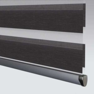 Senses Mirage Illume Ebony Made to Measure Roller Blind