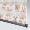 Senses Mirage Posy Tangerine Made to Measure Roller Blind
