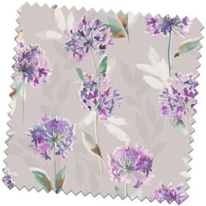 Zinnia Blackout Purple Made to Measure Roller Blind