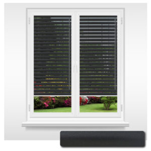 Graphite Aluminium Standard Venetian