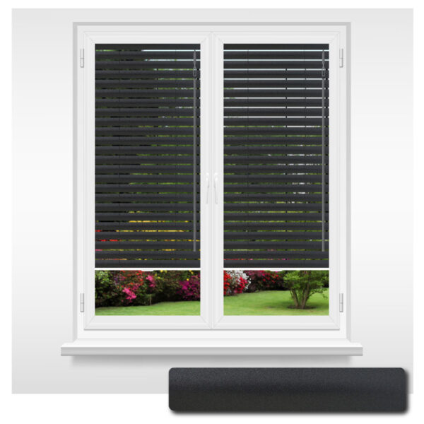 Graphite Aluminium Standard Venetian