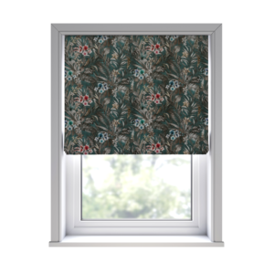 Verdant Teal Made to Measure Roman