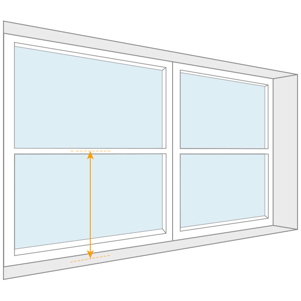 Measuring for Shutter blinds instructions