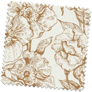 Amour Bouquet Copper Made to Measure Curtains