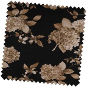 Hydrangea Hydrangea Charcoal Made to Measure Curtains