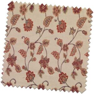 Jacobean Bess Claret Made to Measure Curtains