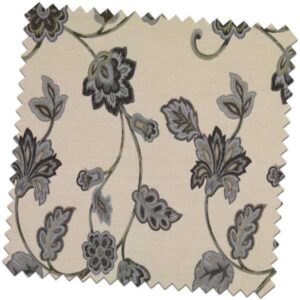 Jacobean Elspeth Slate Made to Measure Curtains