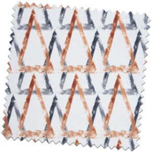 Odyssey Delta Burnt Orange Made to Measure Curtains