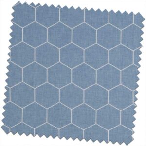 Sherwood Beehive Sky Blue Made to Measure Curtains