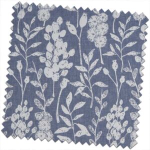 Sherwood Flora Denim Made to Measure Curtains