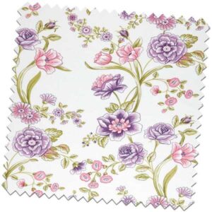 Timeless Vintage Flower Lavender Made to Measure Curtains