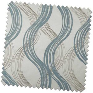 Vogue Naomi Stone Blue Made to Measure Curtains