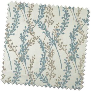 Vogue Twiggie Stone Blue Made to Measure Curtains