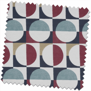 Abstract Arc Marshmallow Made to Measure Curtains