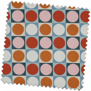 Abstract Domino Auburn Made to Measure Curtains