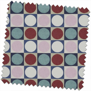 Abstract Domino Marshmallow Made to Measure Curtains