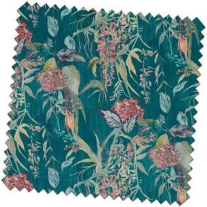 Copper Falls Botanist Cerulean Made to Measure Curtains