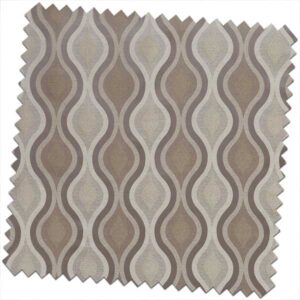 Gatsby Deco Chrome Made to Measure Curtains