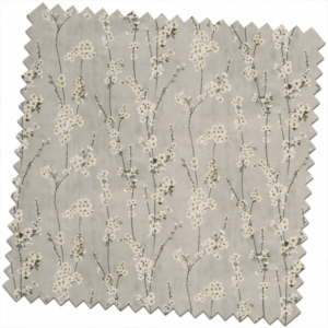 Grand Botanical Almond Blossom Pebble Made to Measure Curtains