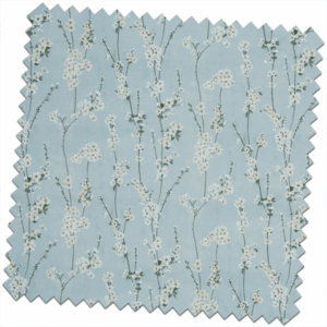 Grand Botanical Almond Blossom Porcelain Made to Measure Curtains