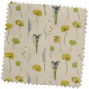 Grand Botanical Flower Press Lemon Grass Made to Measure Curtains
